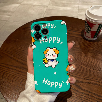 horized Cartoon Pochacco Eating Sandwich Individuality Phone Case Suitable for Iphone 16 15 14 13 12 11 Pro Max Cute Series Phone Case