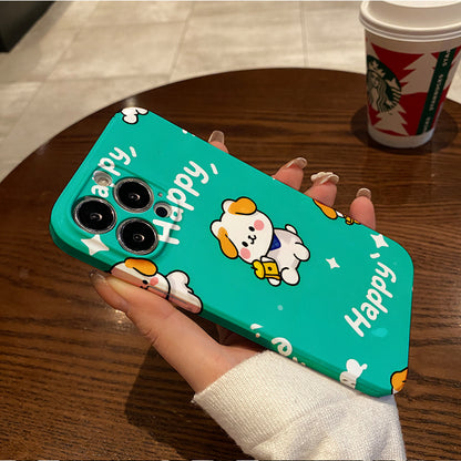 horized Cartoon Pochacco Eating Sandwich Individuality Phone Case Suitable for Iphone 16 15 14 13 12 11 Pro Max Cute Series Phone Case