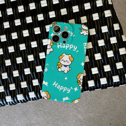 horized Cartoon Pochacco Eating Sandwich Individuality Phone Case Suitable for Iphone 16 15 14 13 12 11 Pro Max Cute Series Phone Case