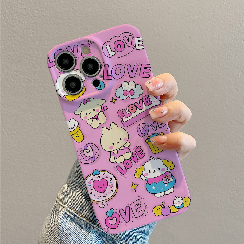 icial Biscuit-Themed Phone Case Designed for Various Iphone Models Including Pro Max And Mini Versions.