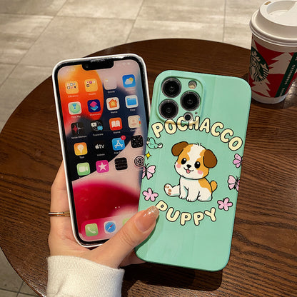 icial Pochacco Clear Phone Cover Compatible with Iphone Models 11 Through 16 Promax, Including 6_7_8_7 PLUS, 8 PLUS, X, XS, XR, XS MAX, 12MINI, And 13MINI for Device Protection.