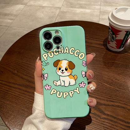 icial Pochacco Clear Phone Cover Compatible with Iphone Models 11 Through 16 Promax, Including 6_7_8_7 PLUS, 8 PLUS, X, XS, XR, XS MAX, 12MINI, And 13MINI for Device Protection.