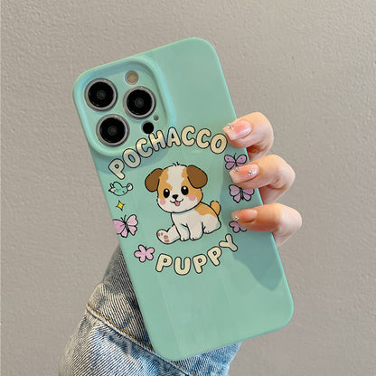 icial Pochacco Clear Phone Cover Compatible with Iphone Models 11 Through 16 Promax, Including 6_7_8_7 PLUS, 8 PLUS, X, XS, XR, XS MAX, 12MINI, And 13MINI for Device Protection.