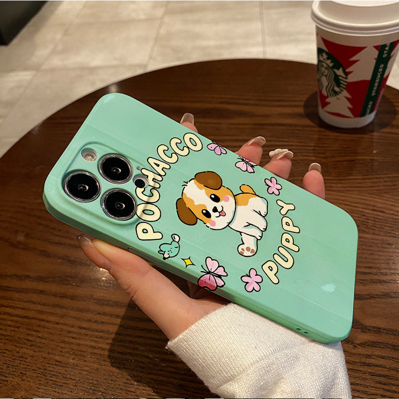 icial Pochacco Clear Phone Cover Compatible with Iphone Models 11 Through 16 Promax, Including 6_7_8_7 PLUS, 8 PLUS, X, XS, XR, XS MAX, 12MINI, And 13MINI for Device Protection.