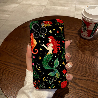 Mobile Phone Protective Case with painted pattern design, suitable for iPhone 16 15 14 13 Mini 12 11 Pro Max Pro Plus XR XS Max XS X series. Latest protective film, PC durable shell. Christmas gift, Hallowe