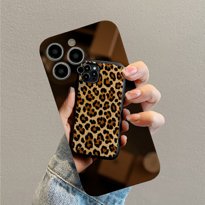 New Leopard Print Mobile Phone Case for Autumn and Winter, for iPhone 16Pro Max 15Pro 14Plus 13 12Pro 11