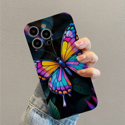 orful Butterfly Film Case - Durable, Shock-Absorbing, and Trendy Protection - for iPhone 16, 15, 14, 13, 12, 11, Plus, Pro, Max, Perfect Birthday Gift for Friends