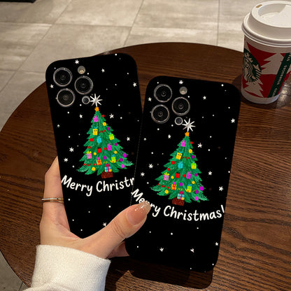 Piece of a Festive Scene Featuring a Christmas Tree And Gifts, This Phone Case Is Designed for Comfort, Durability, And Style, Offering High-Quality Protection.