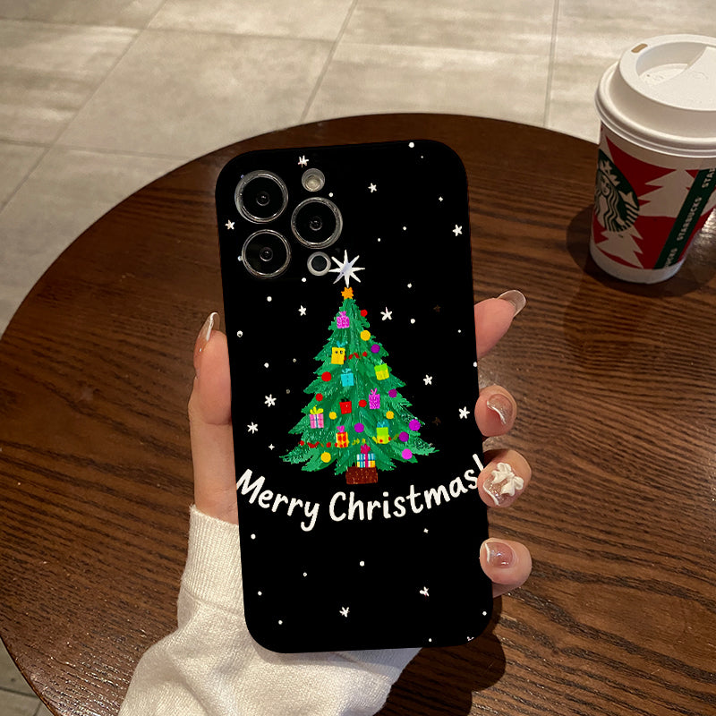 Piece of a Festive Scene Featuring a Christmas Tree And Gifts, This Phone Case Is Designed for Comfort, Durability, And Style, Offering High-Quality Protection.