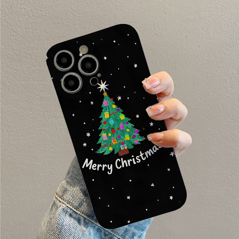 Piece of a Festive Scene Featuring a Christmas Tree And Gifts, This Phone Case Is Designed for Comfort, Durability, And Style, Offering High-Quality Protection.