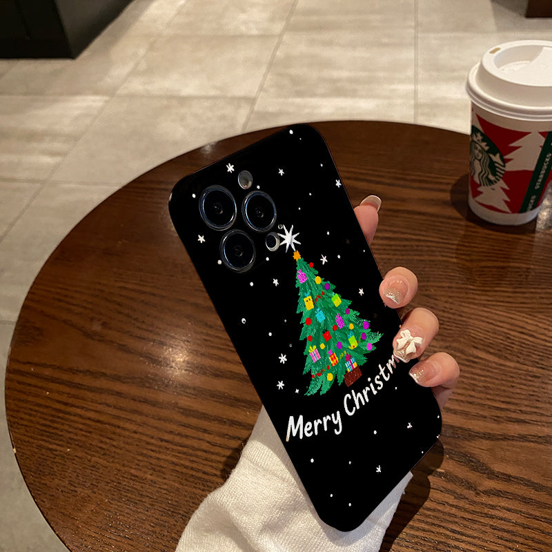 Piece of a Festive Scene Featuring a Christmas Tree And Gifts, This Phone Case Is Designed for Comfort, Durability, And Style, Offering High-Quality Protection.