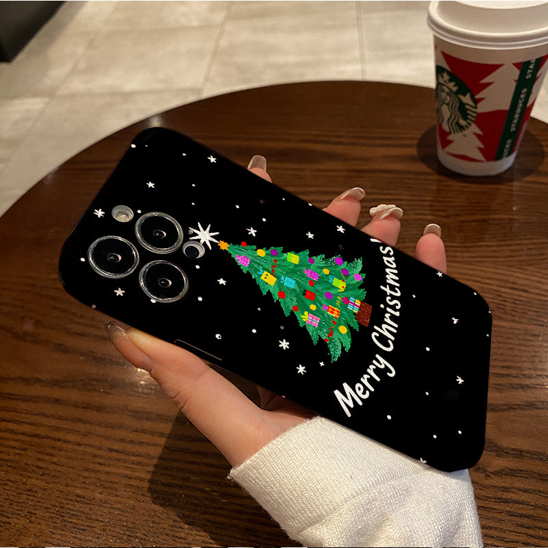 Piece of a Festive Scene Featuring a Christmas Tree And Gifts, This Phone Case Is Designed for Comfort, Durability, And Style, Offering High-Quality Protection.