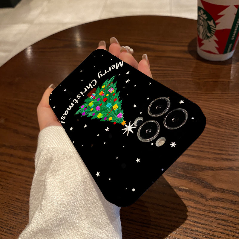 Piece of a Festive Scene Featuring a Christmas Tree And Gifts, This Phone Case Is Designed for Comfort, Durability, And Style, Offering High-Quality Protection.