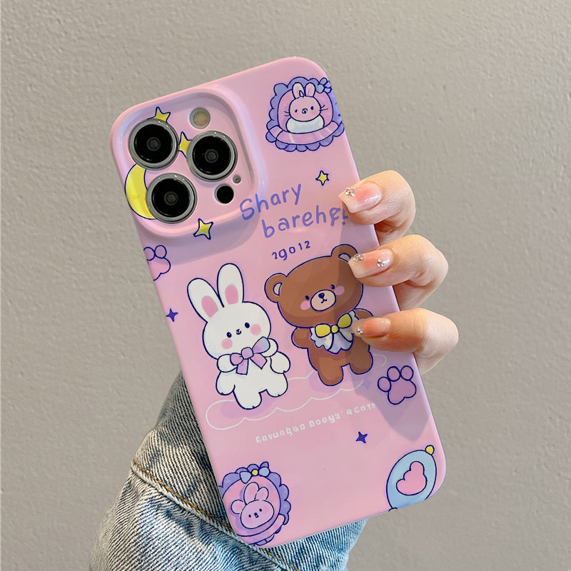 r Rabbit Film Case - Durable, Shock-Absorbing, and Trendy Protection - for iPhone 16, 15, 14, 13, 12, 11, Plus, Pro, Max, Perfect Birthday Gift for Friends (1)