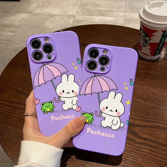 rio characters, Pochacco, Pompompurin and other cartoon cute phone cases, shockproof lens protector, suitable for iPhone series 16_15_14_13_12_11_X_XS_Pro_Max_Plus, for brand store