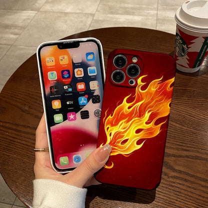 sionate Flame Film Case - Durable, Shock-Absorbing, And Trendy Protection - Compatible with Iphone 16, 15, 14, 13, 12, 11, Plus, Pro, Max, Perfect Birthday Gift for Friends