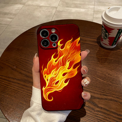 sionate Flame Film Case - Durable, Shock-Absorbing, And Trendy Protection - Compatible with Iphone 16, 15, 14, 13, 12, 11, Plus, Pro, Max, Perfect Birthday Gift for Friends