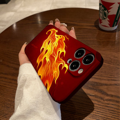 sionate Flame Film Case - Durable, Shock-Absorbing, And Trendy Protection - Compatible with Iphone 16, 15, 14, 13, 12, 11, Plus, Pro, Max, Perfect Birthday Gift for Friends