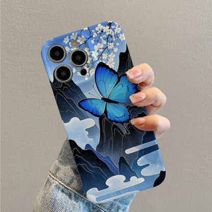 e Butterfly Film Case - Durable, Shock-Absorbing, And Trendy Protection - Compatible with Iphone 16, 15, 14, 13, 12, 11, Plus, Pro, Max, Perfect Birthday Gift for Friends