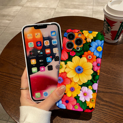 e Flowes Floral Aesthetic Clear Phone Case for iPhone 16 11 15 14 13 12 Pro Max XR Plus Case Phone Cover Birthday Gifts for Women Girls