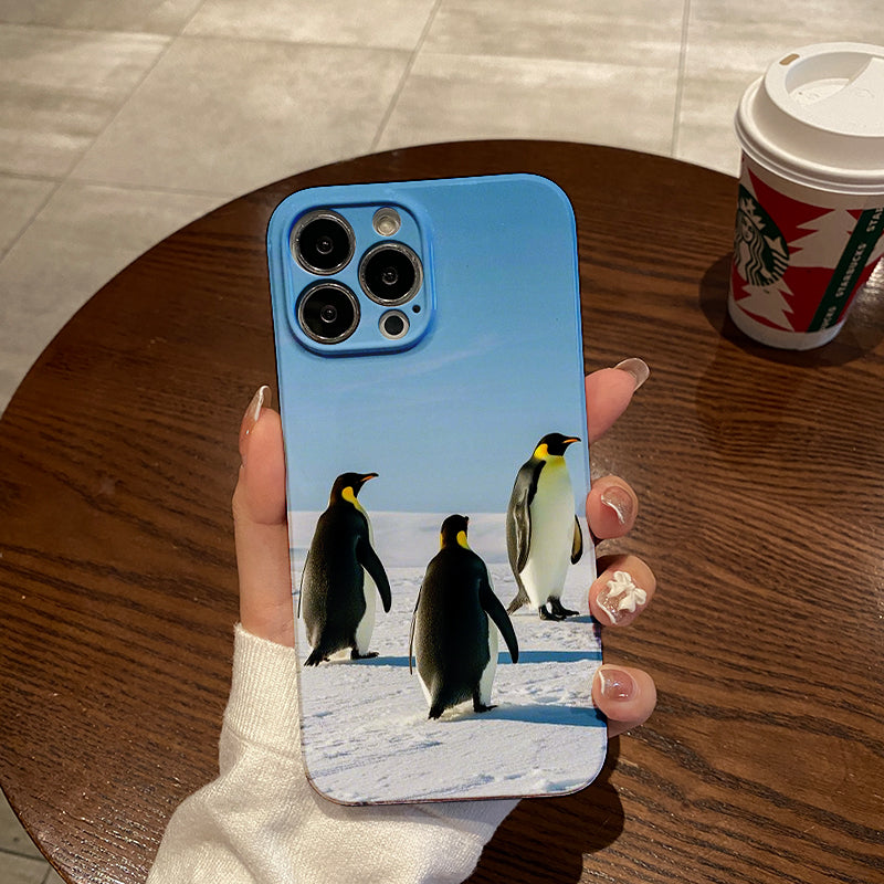 ee Little Penguins Film Case - Durable, Shock-Absorbing, and Trendy Protection - for iPhone 16, 15, 14, 13, 12, 11, Plus, Pro, Max, Perfect Birthday Gift for Friends