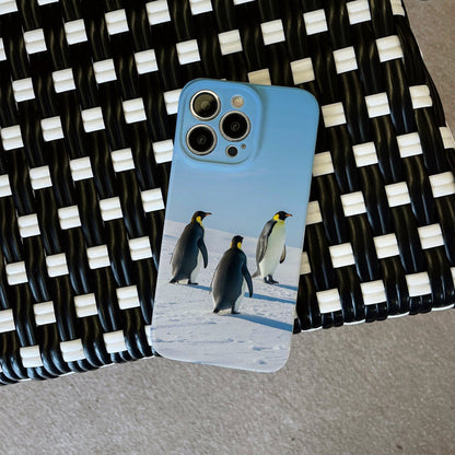 ee Little Penguins Film Case - Durable, Shock-Absorbing, and Trendy Protection - for iPhone 16, 15, 14, 13, 12, 11, Plus, Pro, Max, Perfect Birthday Gift for Friends