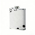Multiple black and white soccer balls 1pc of a Portable Flask, a Small Stainless Steel Liquor Flask, 8-Ounce Capacity, Suitable for Outdoor And Home Use