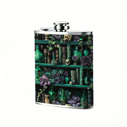 Hanging floral and ball decorations One 8oz Flask – Carries Whiskey, Wine & Juice, Portable Outdoor Gift for Friends