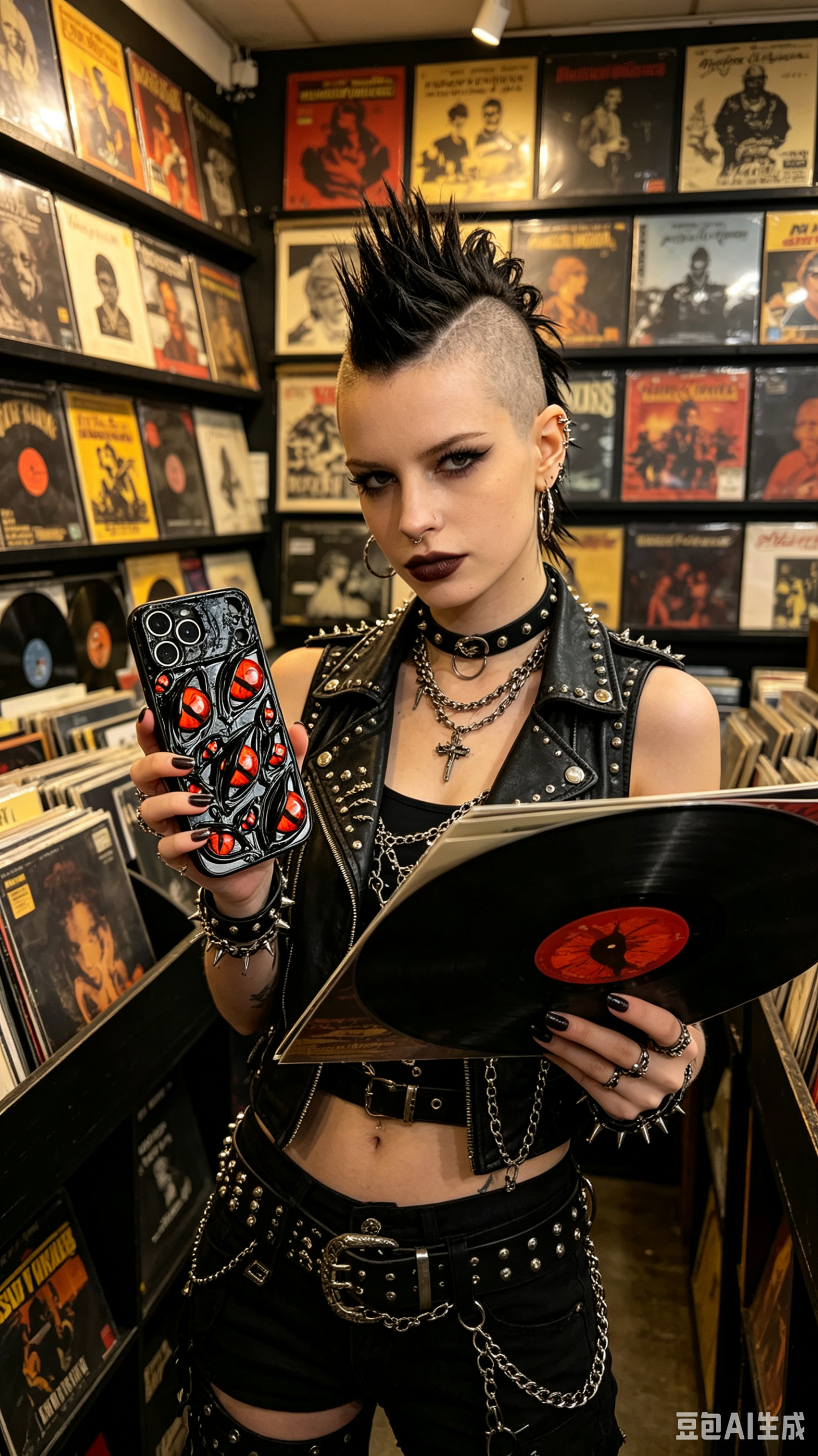 Vintage Multi Red Demon Eyes Phone Case, Shockproof Hard Shell, Creative Full Coverage Original Design, Compatible with iPhone
