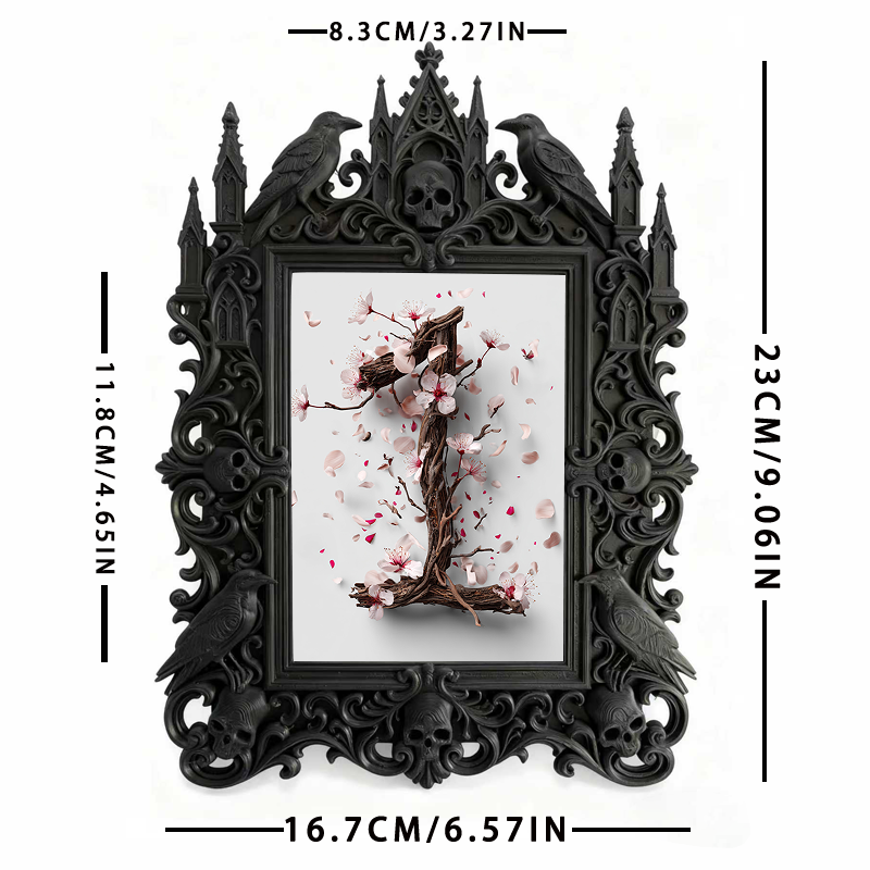 European Court Relief Photo Frame | Luxury Tabletop Decor, TV Stand & Coffee Table Photo Holder