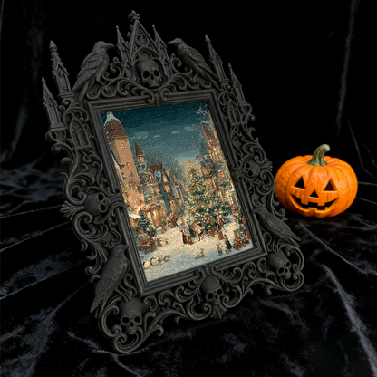 European Relief Photo Frame | Entrance Console Decor, Luxury Court-style Tabletop Photo Holder