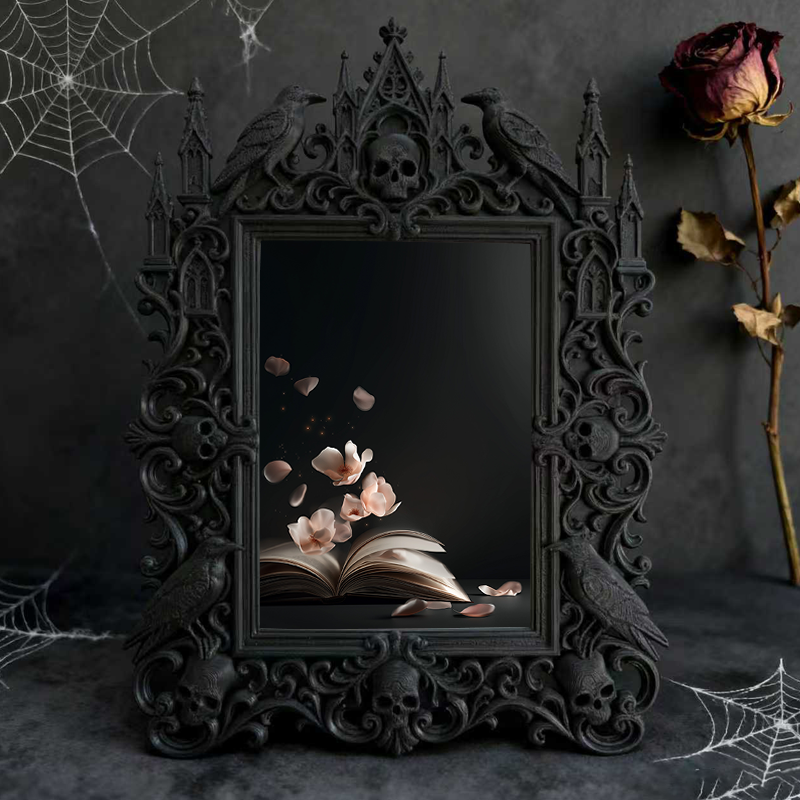 Court-style Relief Photo Frame | Living Room Cabinet Decor, Dual-use TV Stand & Coffee Table Ornament