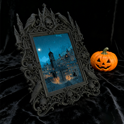 European Luxury Relief Frame | Wedding Sign-in Table Decor, Court-style Tabletop Photo Holder