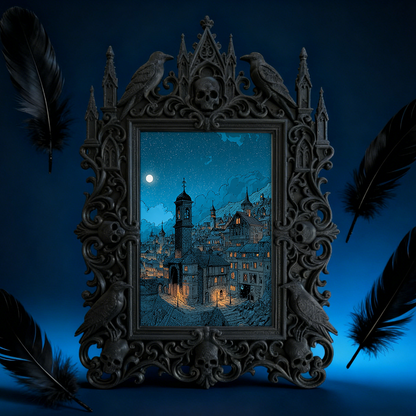 European Luxury Relief Frame | Wedding Sign-in Table Decor, Court-style Tabletop Photo Holder