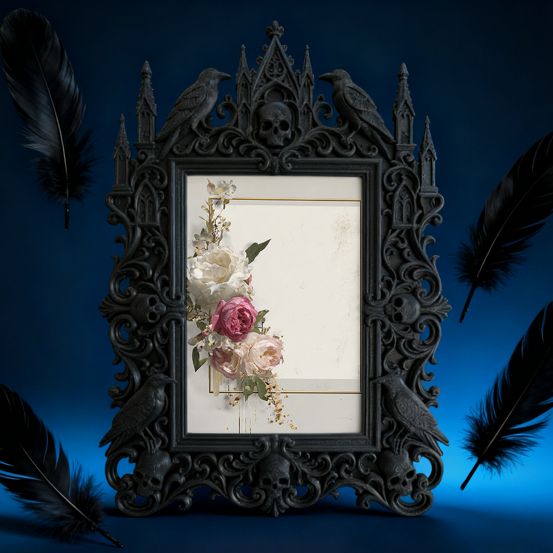 Court Relief European Frame | Hotel Lobby Decor, Luxury Coffee Table & Desk Photo Display