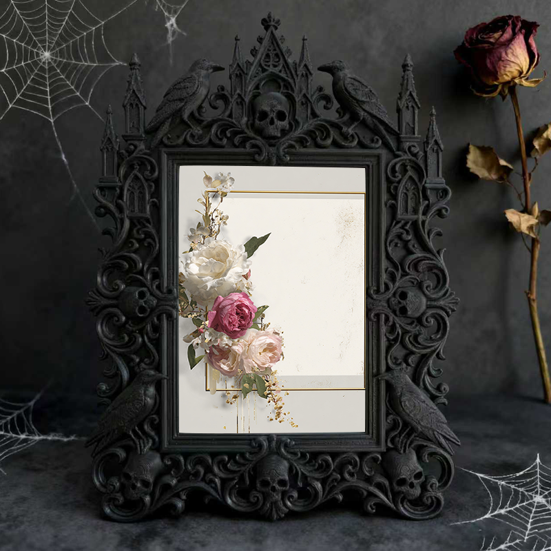 Court Relief European Frame | Hotel Lobby Decor, Luxury Coffee Table & Desk Photo Display