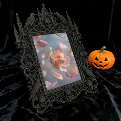 Court Luxury Relief Frame | Jewelry Store Window Decor, Retro European Tabletop Photo Holder