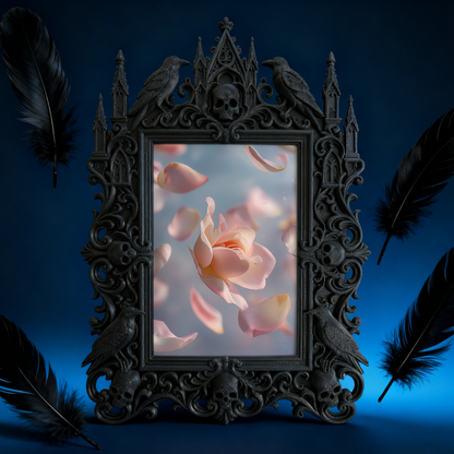 Court Luxury Relief Frame | Jewelry Store Window Decor, Retro European Tabletop Photo Holder