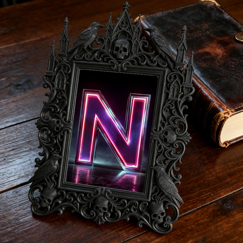 European Relief Photo Frame | Wedding Studio Prop, Court-style Coffee Table & TV Stand Decor