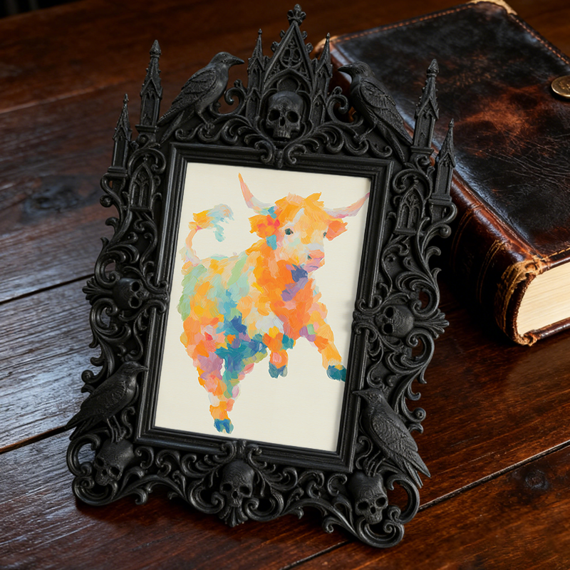 Luxury Court Relief Frame | Showroom Living Room Decor, Household Tabletop Photo Holder