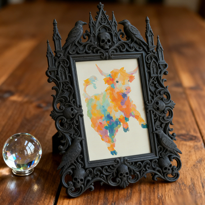 Luxury Court Relief Frame | Showroom Living Room Decor, Household Tabletop Photo Holder