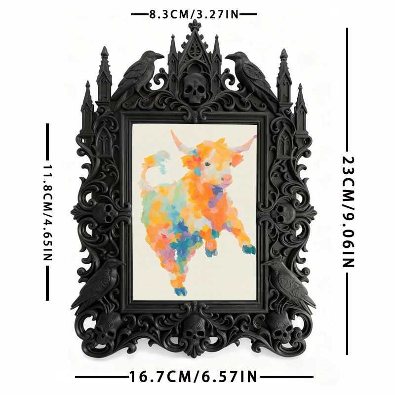 Luxury Court Relief Frame | Showroom Living Room Decor, Household Tabletop Photo Holder