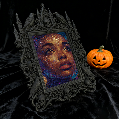 Court-style Relief Frame Ornament | Piano Top Decor, European Retro TV Stand & Coffee Table Decor