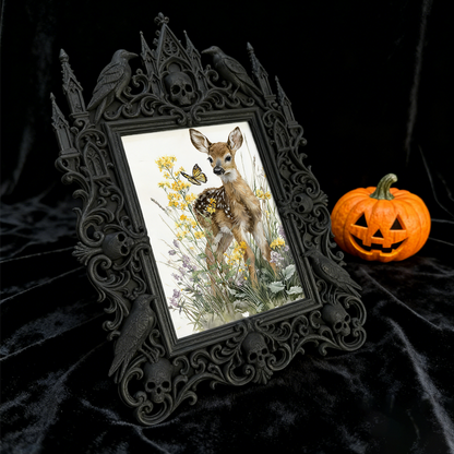 Court Relief Photo Frame | Afternoon Tea Table Decor, Retro European Style Tabletop Photo Holder