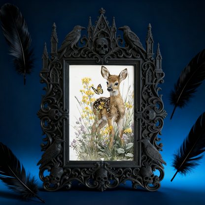 Court Relief Photo Frame | Afternoon Tea Table Decor, Retro European Style Tabletop Photo Holder