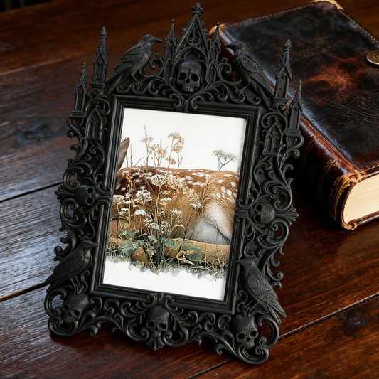 European Retro Frame Ornament | Antique Shelf Display, Luxury Court-style TV Stand Decor