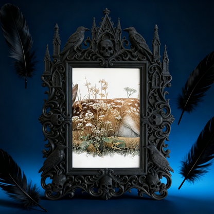 European Retro Frame Ornament | Antique Shelf Display, Luxury Court-style TV Stand Decor