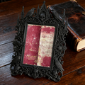 Gothic Dark-style Photo Frame | Calligraphy Studio Wall Decor, Photo Ornament, Wall-mountable & Tabletop, Waterproof Plastic Frame