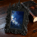 Gothic Dark-style Photo Frame | Gothic Perfume Boutique Scent Display Decor, Photo Ornament, Wall-mountable & Tabletop, Waterproof Plastic F