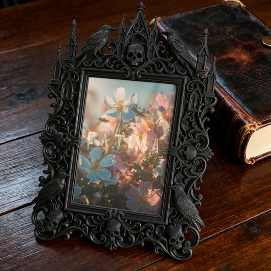 European Court Relief Luxury Frame | Study Bookcase Decor, Tabletop Photo Frame, Vintage Court Aesthetic